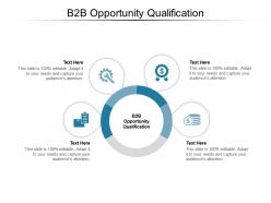 B2b opportunity qualification ppt powerpoint presentation show deck cpb