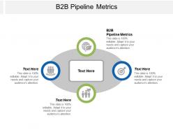 B2b pipeline metrics ppt powerpoint presentation ideas background images cpb