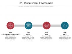 B2b procurement environment ppt powerpoint presentation professional images cpb