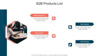 B2B Products List In Powerpoint And Google Slides Cpb