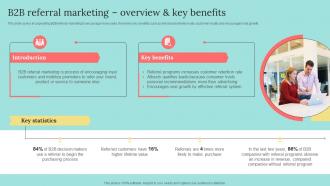 B2b Referral Marketing Overview and Key Benefits B2b Marketing Strategies To Attract