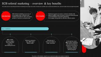 B2b Referral Marketing Overview And Key Benefits Demand Generation Strategies
