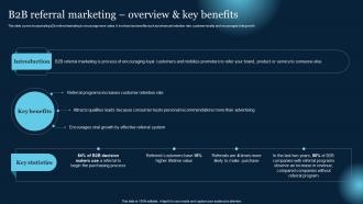 B2B Referral Marketing Overview And Key Benefits Effective B2B Lead