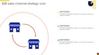 B2B Sales Channel Strategy Icon