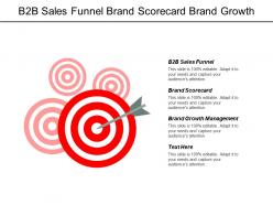 B2b sales funnel brand scorecard brand growth management cpb