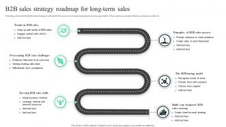 B2b Sales Strategy Roadmap For Long Term Sales