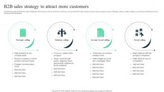 B2b Sales Strategy To Attract More Customers