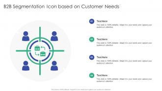 B2B Segmentation Icon Based On Customer Needs