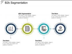 B2b segmentation ppt powerpoint presentation ideas smartart cpb