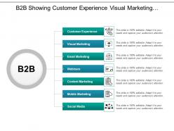 B2b Showing Customer Experience Visual Marketing And Webinars