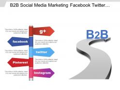 B2b social media marketing facebook twitter pinterest and instagram