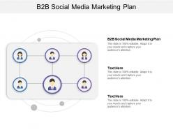 B2b social media marketing plan ppt powerpoint presentation file portfolio cpb