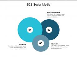 B2b social media ppt powerpoint presentation gallery design templates cpb