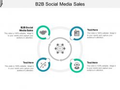 B2b social media sales ppt powerpoint presentation infographic template slideshow cpb