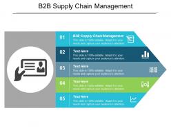 B2b supply chain management ppt powerpoint presentation gallery examples cpb