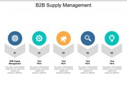B2b supply management ppt powerpoint presentation slides visual aids cpb