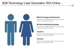 B2b technology lead generation roi online marketing campaign cpb
