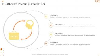B2B Thought Leadership Strategy Icon
