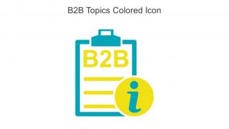 B2B Topics Colored Icon In Powerpoint Pptx Png And Editable Eps Format