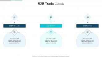 B2B Trade Leads In Powerpoint And Google Slides Cpb