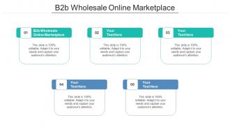 B2b wholesale online marketplace ppt powerpoint presentation layouts example cpb