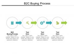 B2c buying process ppt powerpoint presentation model design templates cpb