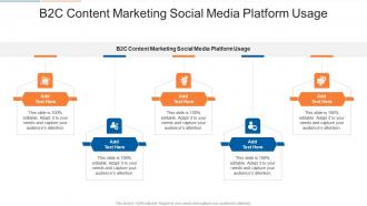 B2c Content Marketing Social Media Platform Usage In Powerpoint And Google Slides Cpb