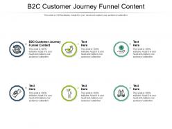 B2c customer journey funnel content ppt powerpoint presentation ideas tips cpb