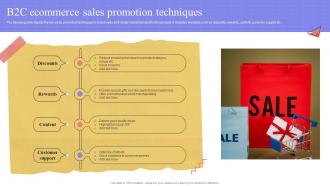 B2C Ecommerce Sales Promotion Techniques