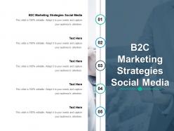 B2c marketing strategies social media ppt powerpoint presentation summary maker cpb
