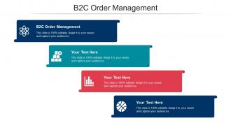 B2c order management ppt powerpoint presentation styles professional cpb