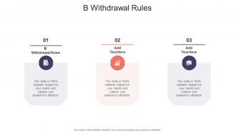 B Withdrawal Rules In Powerpoint And Google Slides Cpb