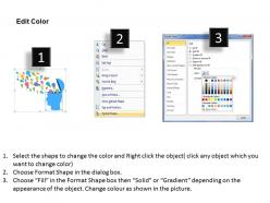 57266949 style variety 3 idea-bulb 1 piece powerpoint presentation diagram template slide