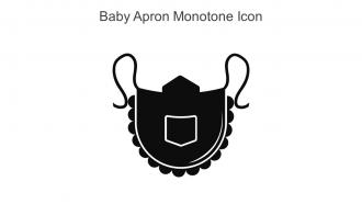 Baby Apron Monotone Icon In Powerpoint Pptx Png And Editable Eps Format