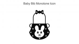 Baby Bib Monotone Icon In Powerpoint Pptx Png And Editable Eps Format