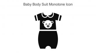Baby Body Suit Monotone Icon In Powerpoint Pptx Png And Editable Eps Format