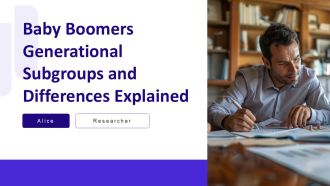 Baby Boomers Generational Subgroups And Differences Explained PPT Guidelines AT