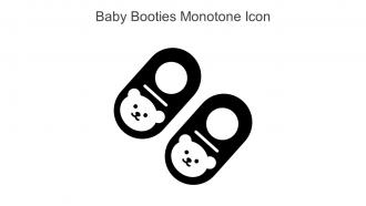 Baby Booties Monotone Icon In Powerpoint Pptx Png And Editable Eps Format