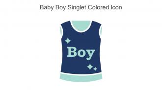 Baby Boy Singlet Colored Icon In Powerpoint Pptx Png And Editable Eps Format