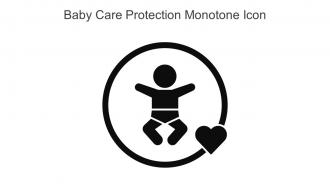 Baby Care Protection Monotone Icon In Powerpoint Pptx Png And Editable Eps Format