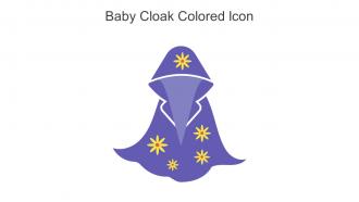 Baby Cloak Colored Icon In Powerpoint Pptx Png And Editable Eps Format