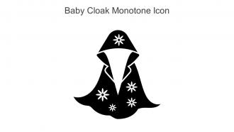 Baby Cloak Monotone Icon In Powerpoint Pptx Png And Editable Eps Format
