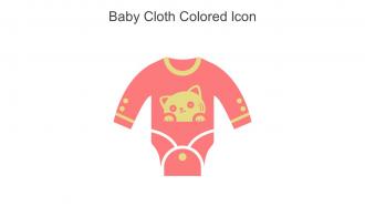 Baby Cloth Colored Icon In Powerpoint Pptx Png And Editable Eps Format
