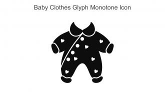 Baby Clothes Glyph Monotone Icon In Powerpoint Pptx Png And Editable Eps Format