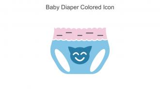 Baby Diaper Colored Icon In Powerpoint Pptx Png And Editable Eps Format