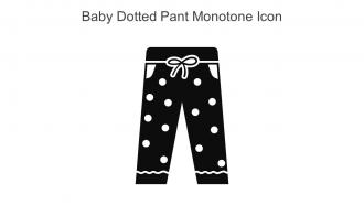 Baby Dotted Pant Monotone Icon In Powerpoint Pptx Png And Editable Eps Format