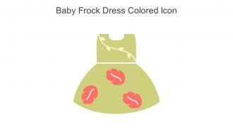 Baby Frock Dress Colored Icon In Powerpoint Pptx Png And Editable Eps Format