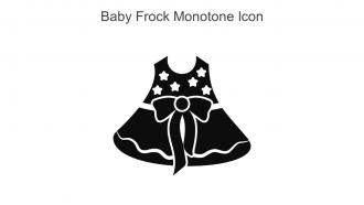 Baby Frock Monotone Icon In Powerpoint Pptx Png And Editable Eps Format