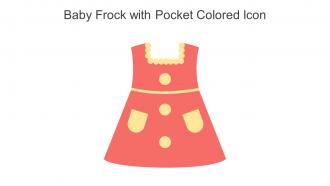 Baby Frock With Pocket Colored Icon In Powerpoint Pptx Png And Editable Eps Format