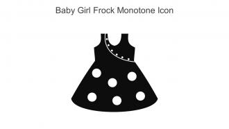 Baby Girl Frock Monotone Icon In Powerpoint Pptx Png And Editable Eps Format